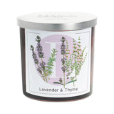 Candela Profumata Fragranza Lavanda e Timo -  Lavender &amp; Thyme 