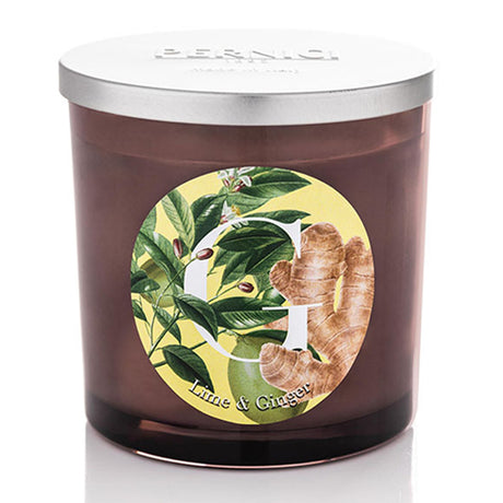 Candela Profumata Fragranza Lime e Zenzero - Lime & Ginger Candela Profumata PERNICI 350gr