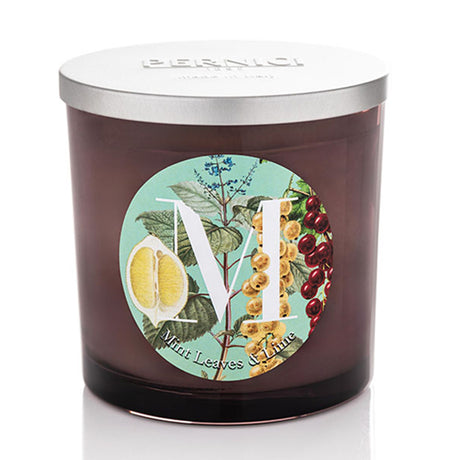 Candela Profumata Fragranza Menta e Lime - Mint Leaves & Lime Candela Profumata PERNICI