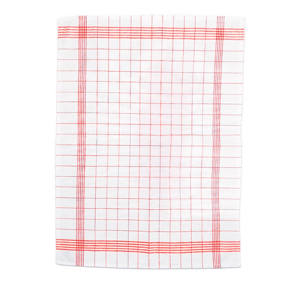 Canovaccio in Cotone e Lino Egiziano - Classic Canovaccio Daunex Rosso