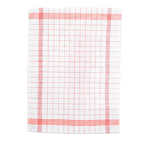 Canovaccio in Cotone e Lino Egiziano - Classic Canovaccio Daunex Rosso