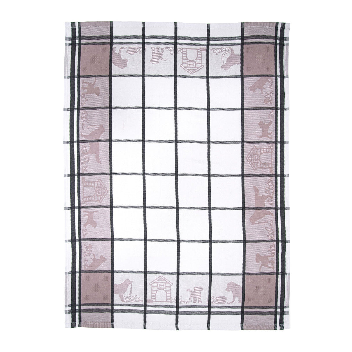 Canovaccio in Cotone Egiziano - Dogs Canovaccio Daunex Tortora/Antracite