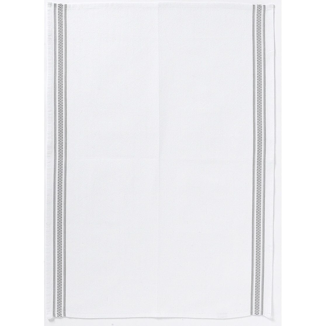 Canovaccio in Cotone Rigato - Damier Canovaccio Winkler Nero