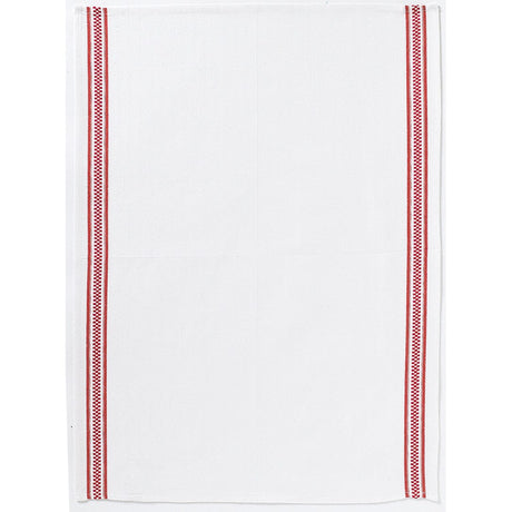 Canovaccio in Cotone Rigato - Damier Canovaccio Winkler Rosso