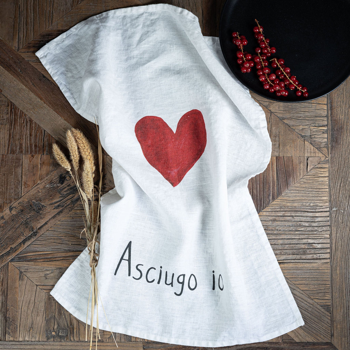 Canovaccio in Lino Stonewashed - Asciugo Io Canovaccio Simple Day