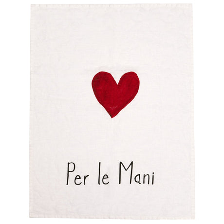 Canovaccio in Lino Stonewashed - Per Le Mani Canovaccio Simple Day Bianco