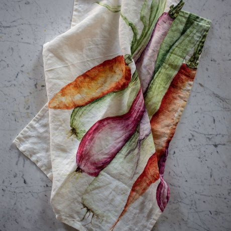 Canovaccio in Lino Stonewashed - Verdure Canovaccio Simple Day