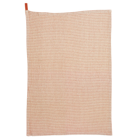 Canovaccio in Puro Cotone a Nido D'ape - Mumba Canovaccio Winkler Bianco/Arancione