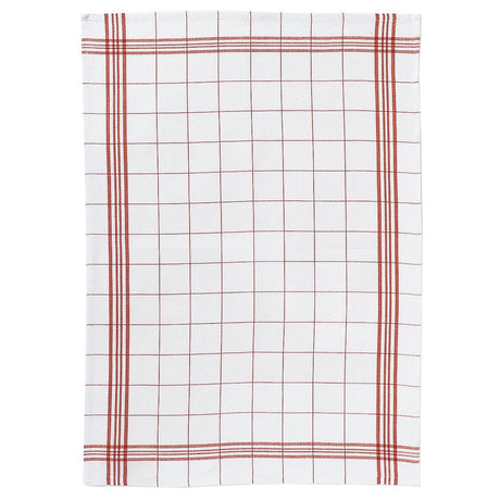 Canovaccio in Puro Cotone a quadri - Carreaux canovaccio Winkler Rosso