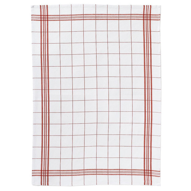 Canovaccio in Puro Cotone a quadri - Carreaux canovaccio Winkler Rosso