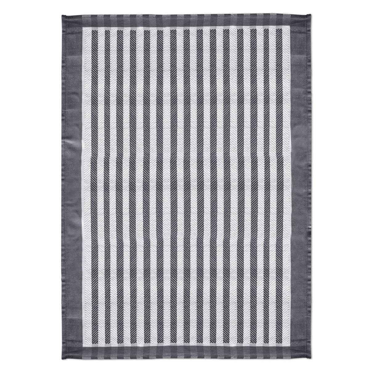 Canovaccio in Puro Cotone - Stripes Canovaccio Daunex Antracite