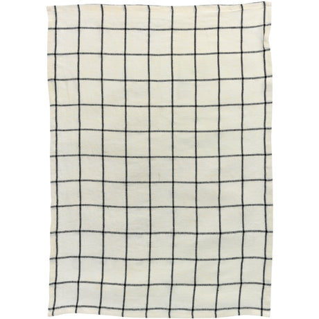 Canovaccio in Puro Lino a Quadretti - Karma canovaccio Winkler Bianco/Nero Quadrato