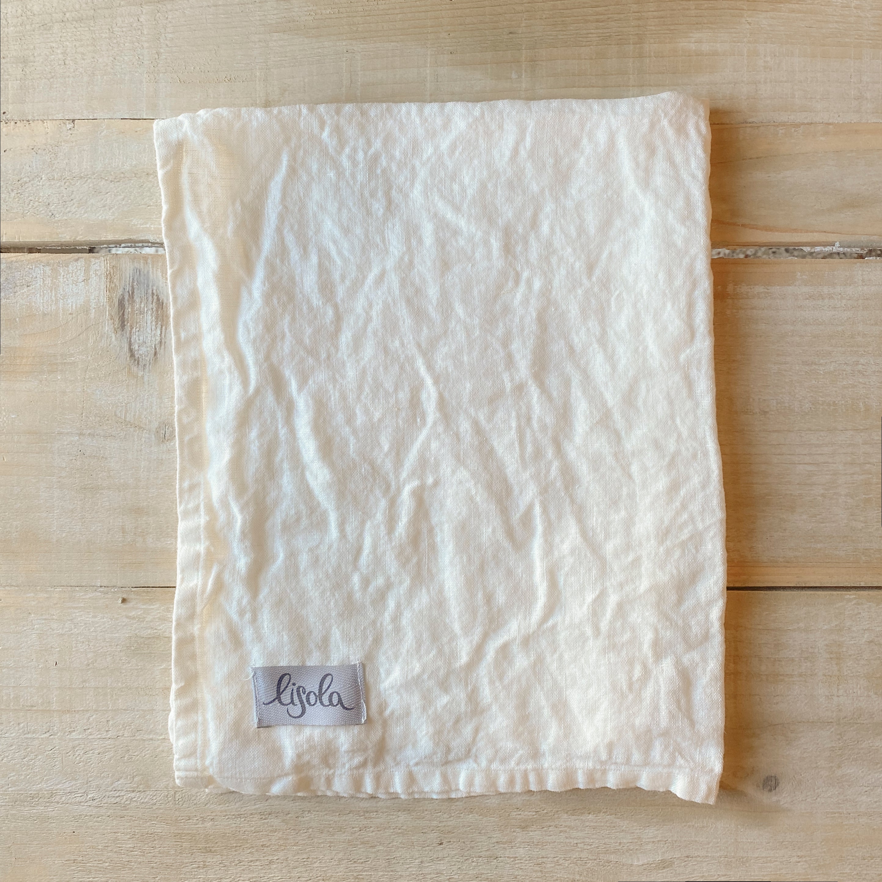 Canovaccio in Puro Lino Stonewashed - Olona canovaccio Lisola Panna