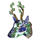 Capriolo da parete ecologico - Rene' Capriolo da parete Miho 34x25cm