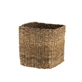 Ceste Quadrate con Manici in Sea Grass Intrecciata - Square Cesti Luxe Lodge 30x30x20