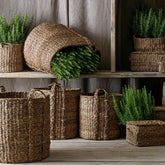 Cestoni Rotondi in Sea Grass Intrecciato - Baskets Sea Cestoni Luxe Lodge