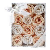 Cofanetto 12 Rose di Sapone Fragranza Rose Elixir - Roses de Savon Cofanetto Regalo Mathilde M. Nude