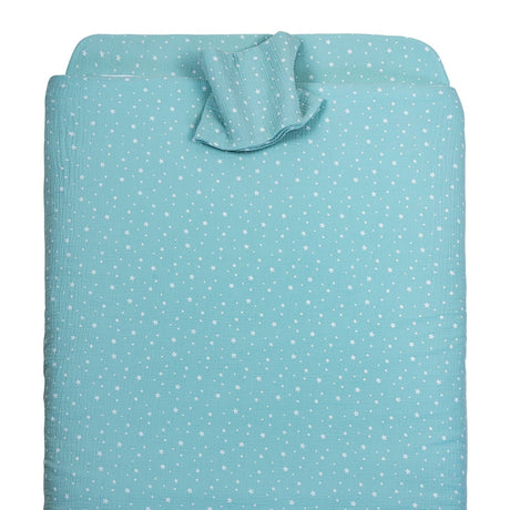 Piumino + federa + coprimaterasso - Liberty Star Set Lettino Picci Menta