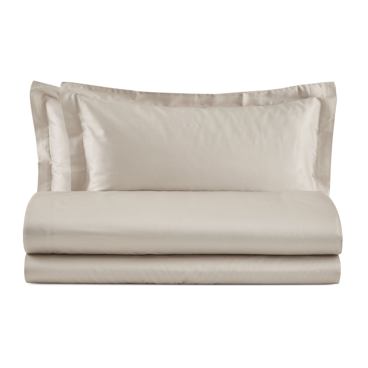 Completo Copripiumino in Raso 100% Cotone - Atene Copripiumino Lisola Matrimoniale Dolomia