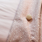 Completo Copripiumino in Raso di Cotone Reversibile con Piping - City Life Copripiumino Fazzini Atelier
