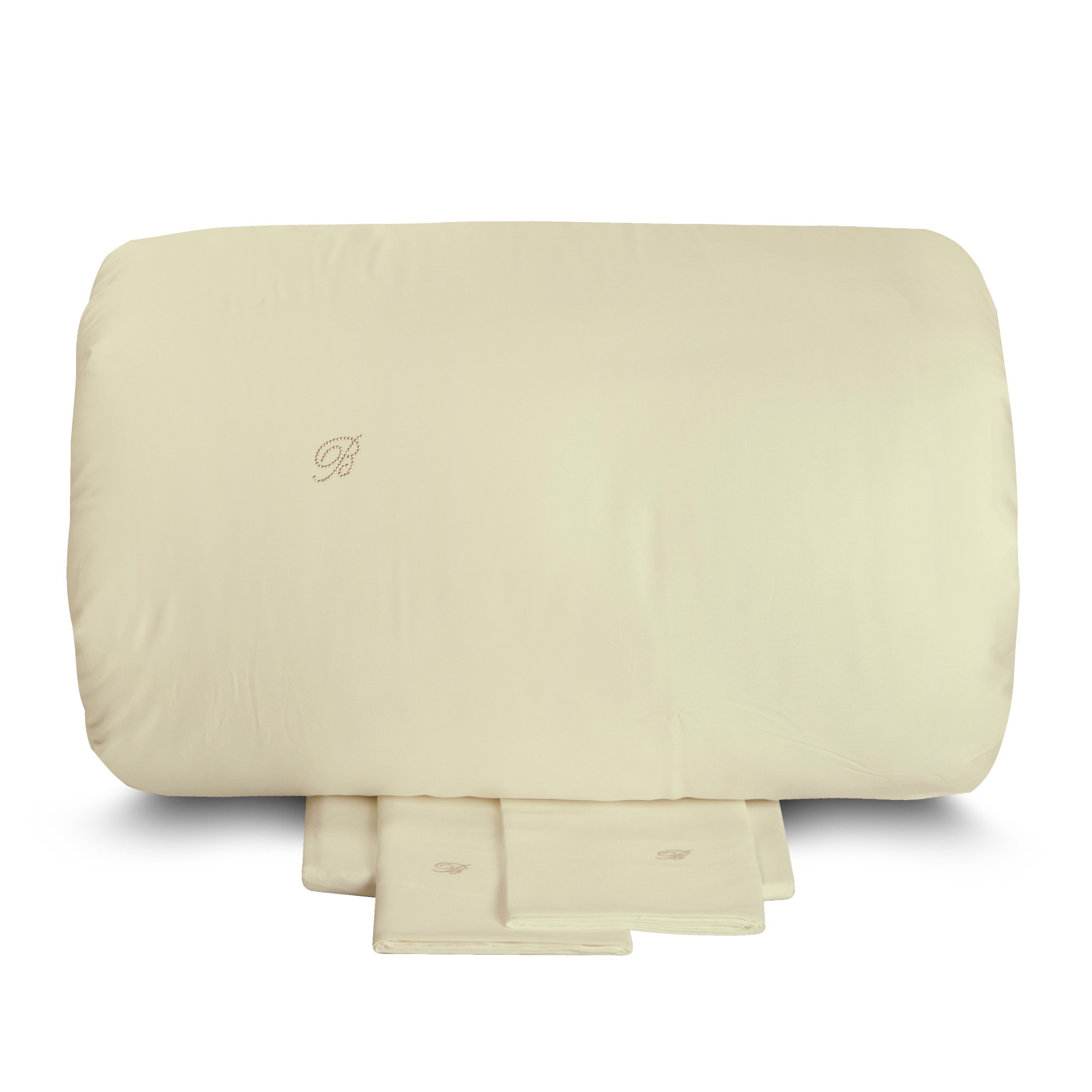 Completo Copripiumino in Raso di Cotone Tinta Unita - Lory Copripiumino Blumarine Matrimoniale Seta