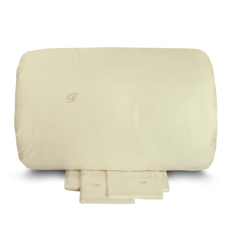 Completo Copripiumino in Raso di Cotone Tinta Unita - Lory Copripiumino Blumarine Matrimoniale Seta