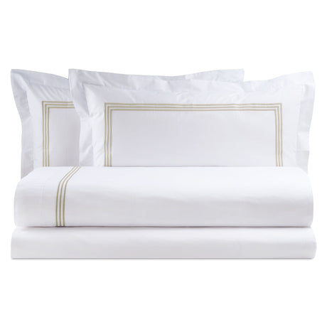 Completo Lenzuola in Percalle di Cotone con Bacchette - Daytona Lenzuola Lisola Matrimoniale Beach