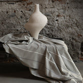 Completo Lenzuola in Percalle Di Cotone Rigato - Outfit Lenzuola Fazzini