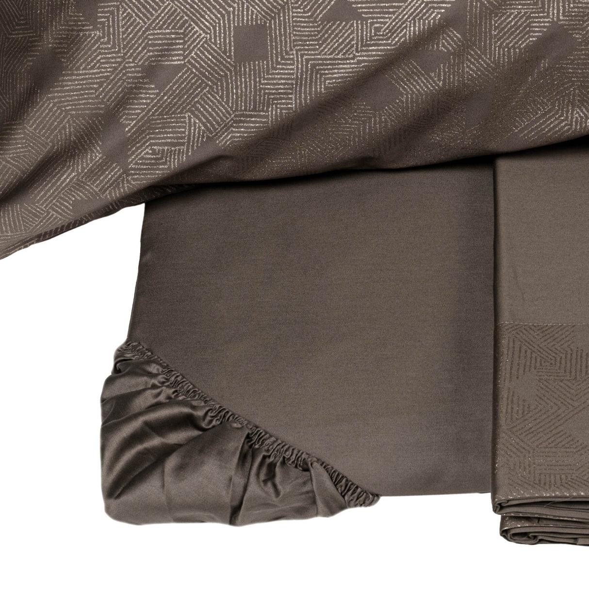 Completo Lenzuola in Raso Di Cotone Sovrastampato - Nazca Lenzuola Fazzini