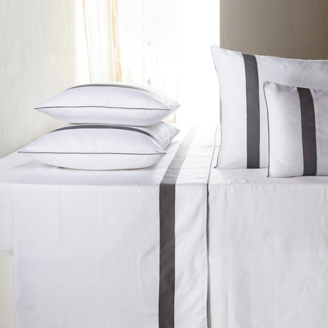 Completo Lenzuola in Raso di Cotone - Washington Lenzuola Lisola