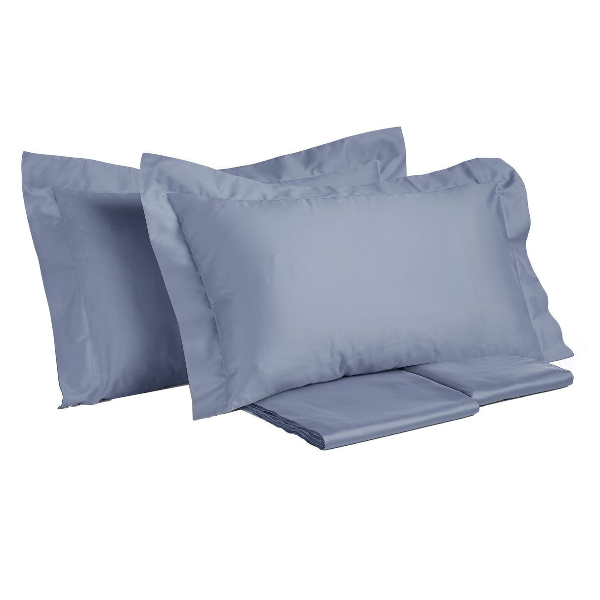 Completo Lenzuola in Rasatello di Puro Cotone in Tinta Unita - Marrakech Lenzuola Creole Home Avio Singola