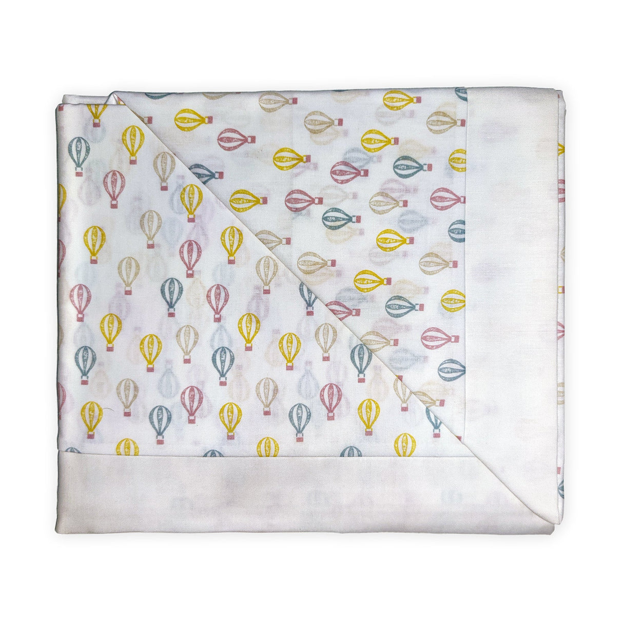 Completo Lenzuoline in Puro Cotone - Balloon Completo Lenzuolino Lisola Baby Culla Bianco