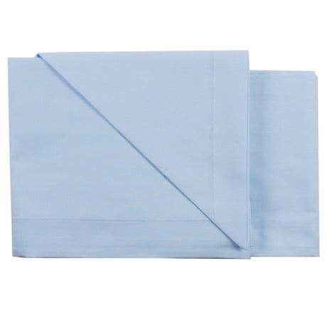 Completo Lenzuolino per Lettino in Puro Cotone con Cordoncino - Pix Completo Lenzuolino Lisola Baby Cielo