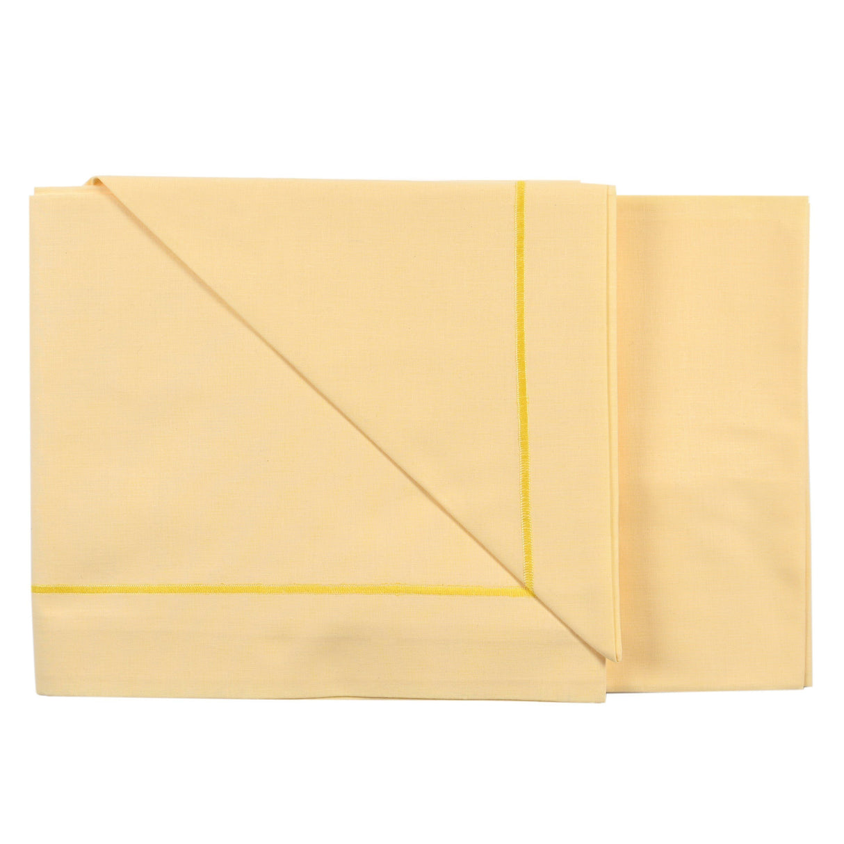 Completo Lenzuolino per Lettino in Puro Cotone con Cordoncino - Pix Completo Lenzuolino Lisola Baby Giallo