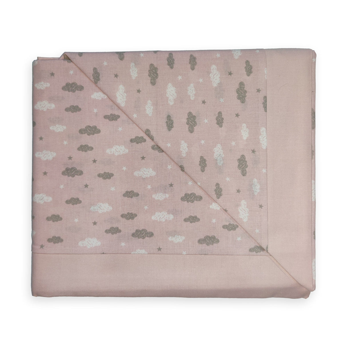 Completo Lenzuoline in Puro Cotone con Fantasia Stampata - Puff Completo Lenzuolino Lisola Baby Culla Rosa