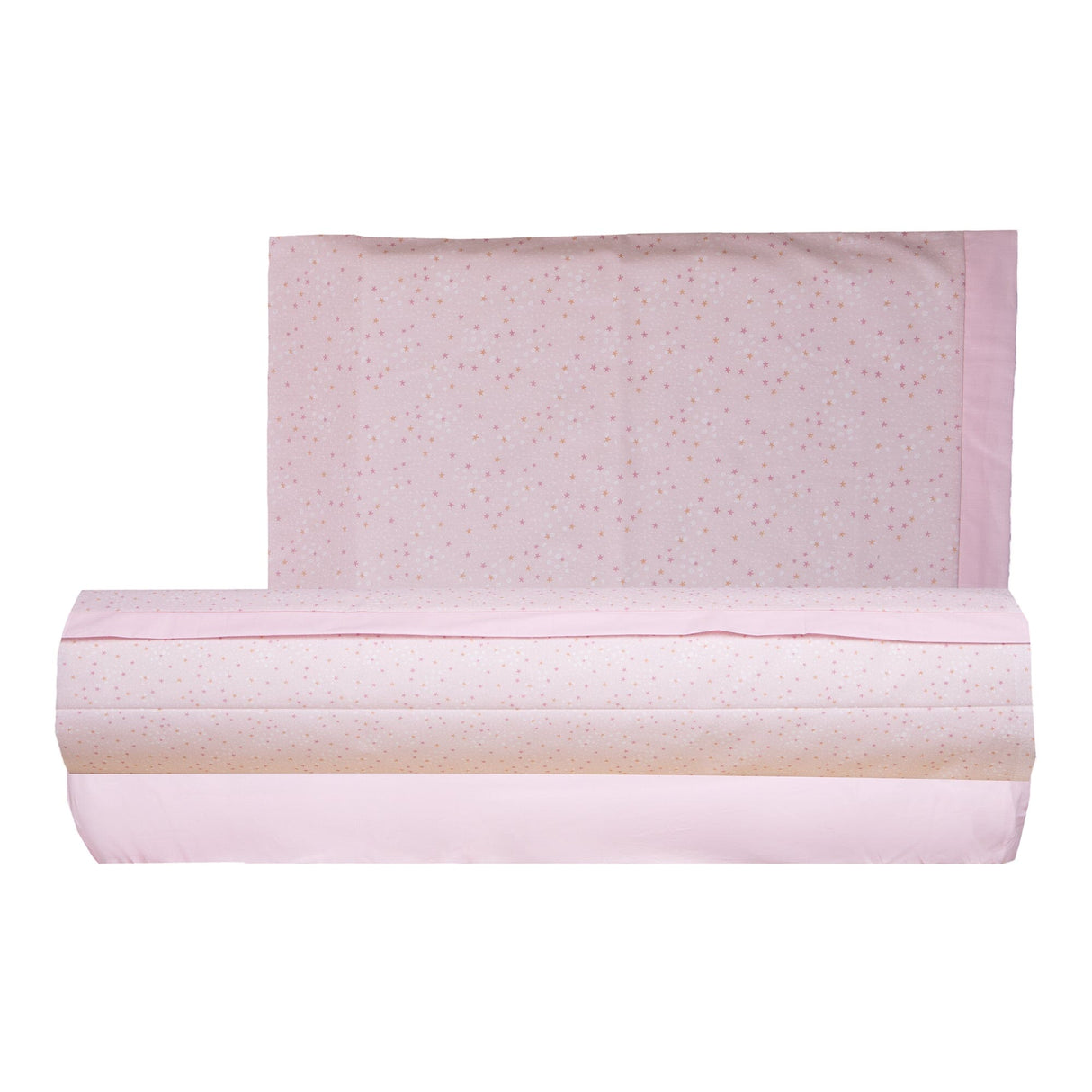 Completo Lenzuoline in Puro Cotone con Fantasia - Stellina Completo Lenzuolino Lisola Baby Lettino Rosa