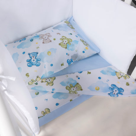 Completo Lenzuoline in Puro Cotone Fantasia Stampata - Cherry Completo Lenzuolino Lisola Baby