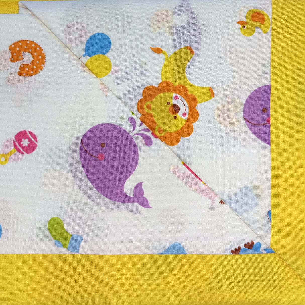 Completo Lenzuoline in Puro Cotone Fantasia Stampata - Circus Completo Lenzuolino Lisola Baby