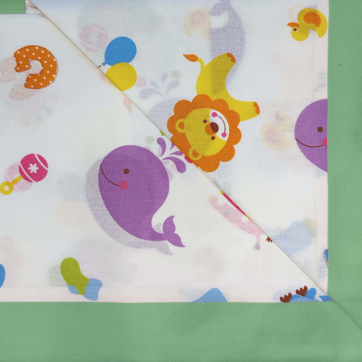 Completo Lenzuoline in Puro Cotone Fantasia Stampata - Circus Completo Lenzuolino Lisola Baby