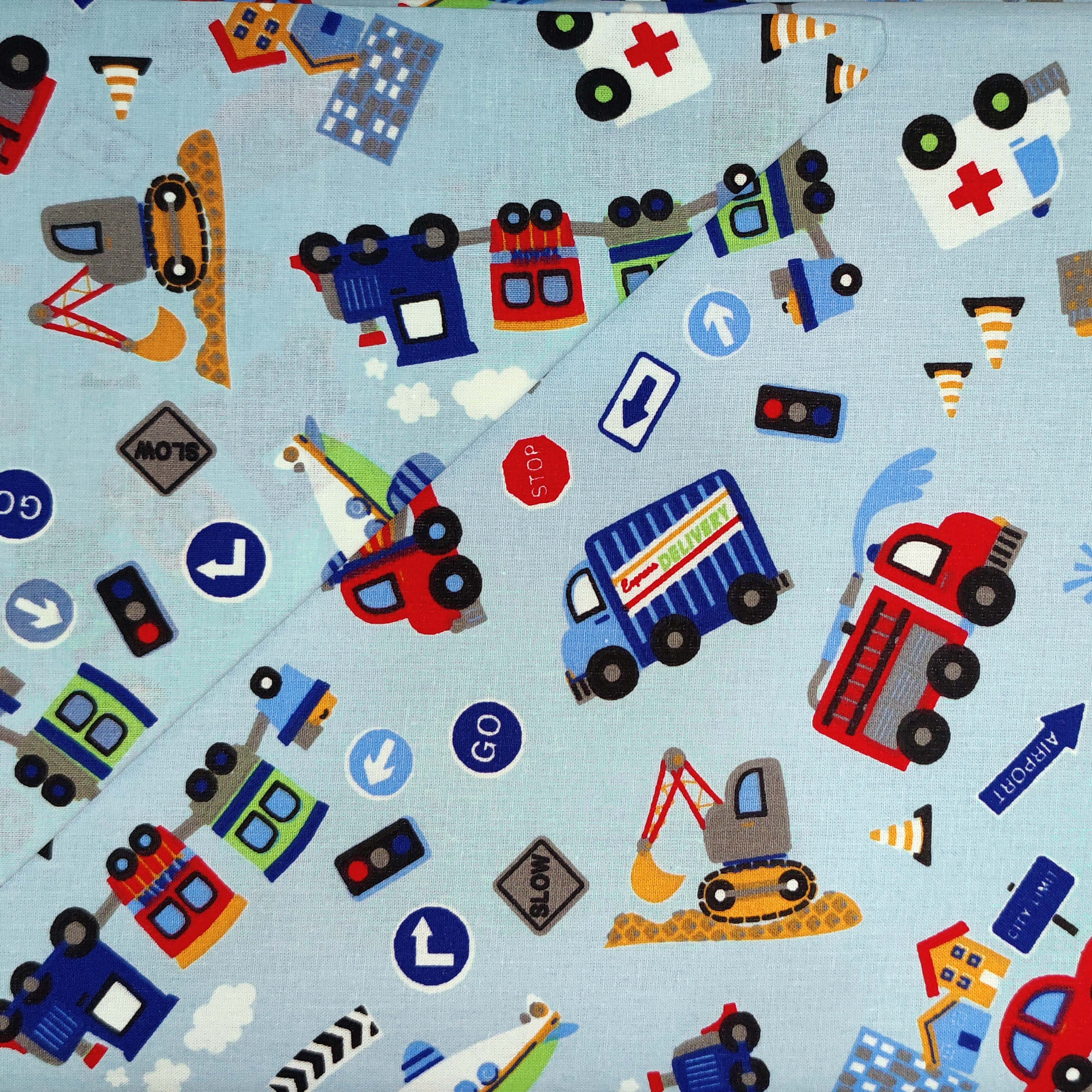 Completo Lenzuoline in Puro Cotone - Little Car Completo Lenzuolino Lisola Baby