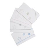 Completo Lenzuolino per Lettino in Puro Cotone Ricamato - Petit Etoile Completo Lenzuolino Lisola Baby