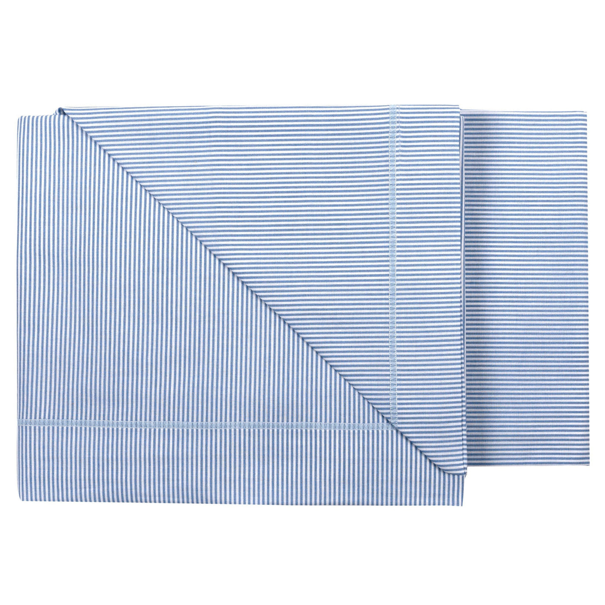 Completo Lenzuolino per Culla in Puro Cotone rigato - Sona Completo Lenzuolino Lisola Baby Cielo