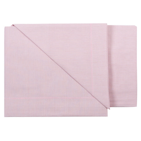 Completo Lenzuolino per Culla in Puro Cotone rigato - Sona Completo Lenzuolino Lisola Baby Rosa