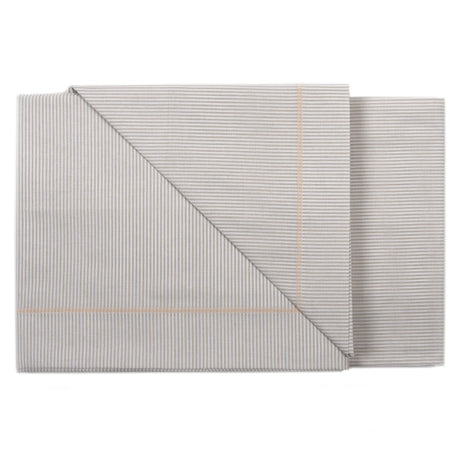 Completo Lenzuolino per Culla in Puro Cotone rigato - Sona Completo Lenzuolino Lisola Baby Tortora