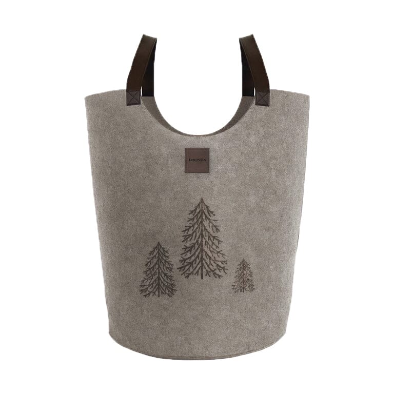 Contenitore Portaoggetti in Feltro - Abete Daunex Chalet Tortora