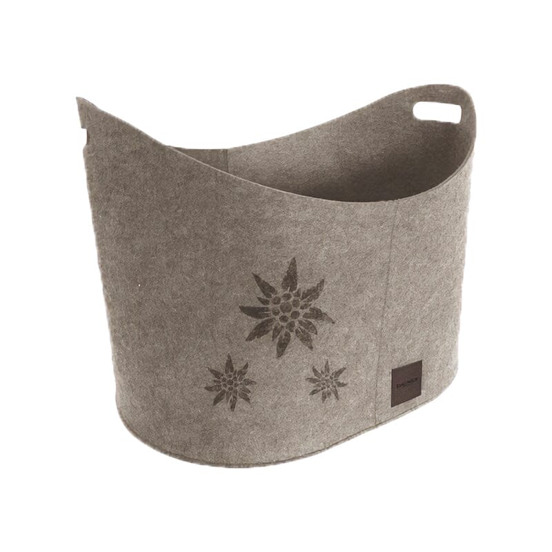 Contenitore Portaoggetti in Feltro - Edelweiss Daunex Bag Tortora