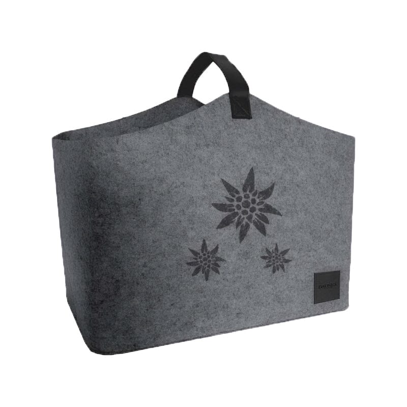 Contenitore Portaoggetti in Feltro - Edelweiss Daunex Berg Antracite