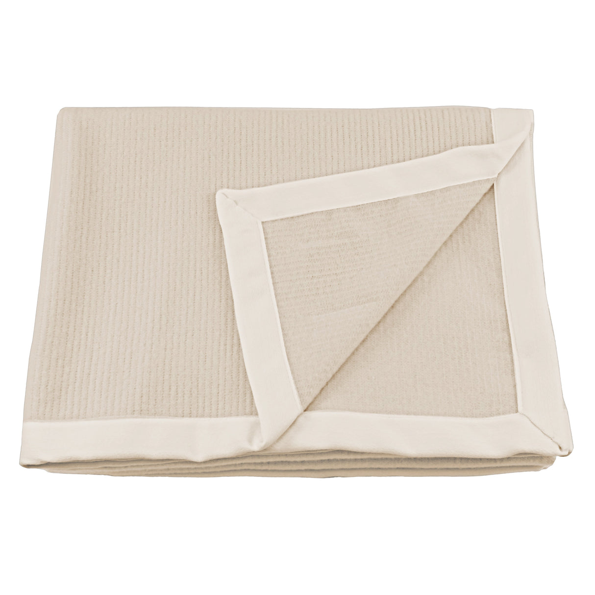 Coperta in Cashmere Tinta Unita - Beatrice Coperta Lisola Singolo Grezzo