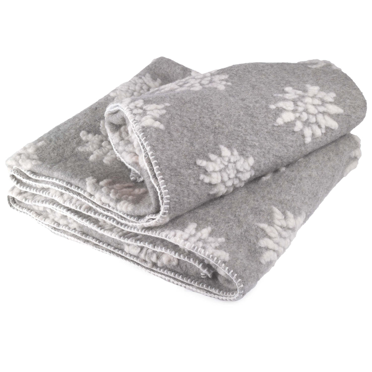 Coperta in Lana Cotta - Stella Alpina Coperta Lana Italia Singolo Grigio