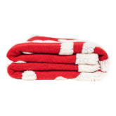 Coperta in Lana Cotta - I Love You Coperta i nastri di Mirta
